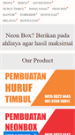 Mobile Screenshot of neonboxjogja.com